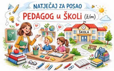 Natječaj za radno mjesto STRUČNI SURADNIK/CA – PEDAGOG