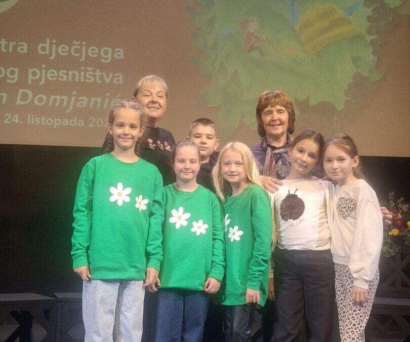 Izvrstan uspjeh naših učenika na 46. Smotri dječjega kajkavskog pjesništva „Dragutin Domjanić”